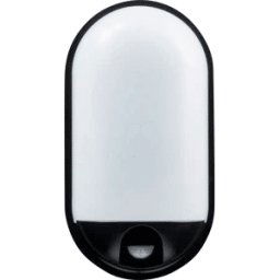 HEITRONIC HEIT 500648 - Luminaria mural, 20 W, 1400 lm, ovalada, con sensor de movimient