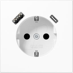 JUNG JG LS1520-15 CA - Toma de corriente 16 a 250 V ~, con USB tipo a + C, SAFETY+, bla