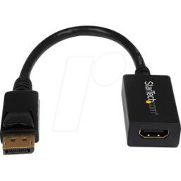 STARTECH.COM ST DP2HDMI2 - Adaptador DisplayPort, conector DP a conector HDMI