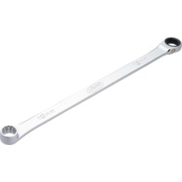 VIGOR VI V7031-18 - Llave de boca cerrada con carraca, extralarga, ancho de llave 18