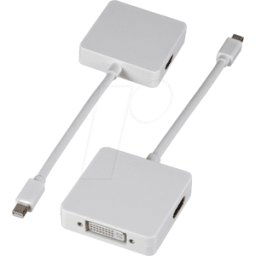 EFB-ELEKTRONIK EFB EB986 - Adaptador DisplayPort, conector Mini DP a HDMI, DVI, DisplayPort