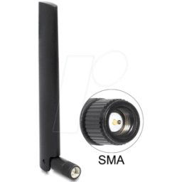DELOCK 89769 - Antena Lora 868 MHz SMA 3 dBi omnidireccional, articulació