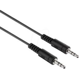 HDSUPPLY HDS C010-020-V2 - Cable de audio, conector jack de 3,5 mm, 2 m, negro