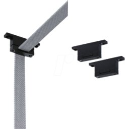 PAULMANN PLM 94622 - ULINE Belt Holder, negro, paquete de 2