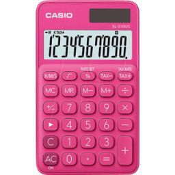 CASIO SL310UC-RD - Calculadora CASIO, solar, rosa