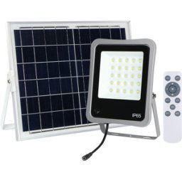 OPTONICA OPT FL5456 - Luz solar LED, reflector, 8 W, 500 lm, 6000 K.
