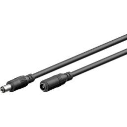 GOOBAY DC CAB 21 3M - Cable adaptador, 3000 mm, conector de CC a acoplamiento de CC