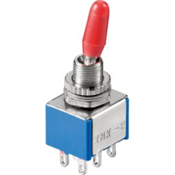 GOOBAY 10021 - Interruptor basculante en miniatura, ON-ON, 3 A/250 V.