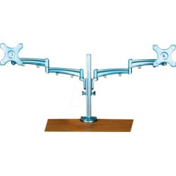 VALUE 17991134 - Soporte para monitor, 2 pantallas, 350 mm, montaje en mesa