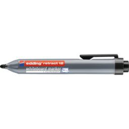 EDDING RET12SW - Marcador para pizarra blanca, 1,5 - 3,0 mm, negro