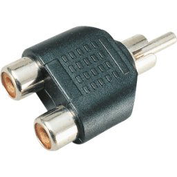 FREI NTA 104 - Conector macho RCA a 2 conectores hembra RCA