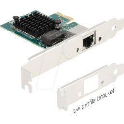 DELOCK 88204 - Tarjeta de red, PCIe, Gigabit Ethernet, 1x RJ45