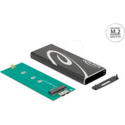 DELOCK 42007 - Carcasa externa SuperSpeed USB para SSD M.2 SATA Clave B