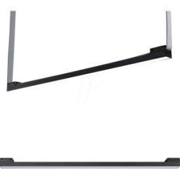 PAULMANN PLM 94613 - Barra de luz ULINE, 18 W, 2035 lm, 3000 K, 650mm, negro