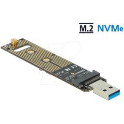 DELOCK 64069 - Convertidor para SSD M.2 NVMe PCIe con USB 3,1 Gen 2