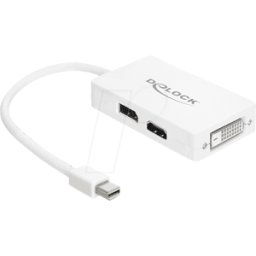 DELOCK 61768 - Adaptador DisplayPort, conector Mini DP a DP/ HDMI/ DVI