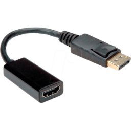 VALUE 12993138 - Adaptador DisplayPort, conector DP a toma HDMI