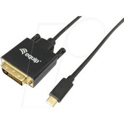 EQUIP 133468 - Cable USB tipo C a DVI-D Dual Link, macho - macho, 1,8m
