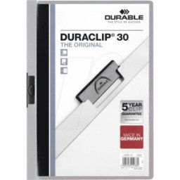 DURABLE 220001 - Carpeta de sujeción, negra