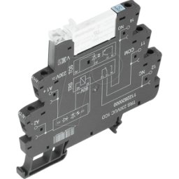 WEIDMÜLLER TRS 24VUC 1CO - Relé de acoplamiento, 24 V CA/CC, 6 a, 1 contacto inversor