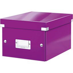 LEITZ 60430062 - Caja de archivo C&S; WOW violeta pequeño
