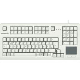 CHERRY G80-11900LUMEU-0 - Teclado, USB, gris, almohadilla táctil, diseño de