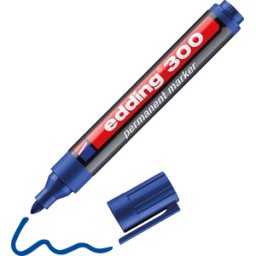 EDDING 300BL - Marcador permanente / azul / 1,5-3,0mm