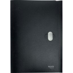 LEITZ 46220095 - Carpeta de documentos, a4, reciclaje, negro