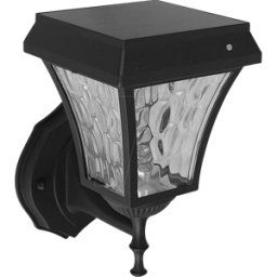 V-TAC VT-2889 - Luminaria LED de pared solar, 2 W, negro, IP65