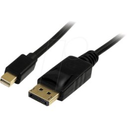 STARTECH.COM ST MDP2DPMM6 - Mini enchufe DP a DP cable enchufable, 1,8 m