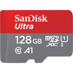 SANDISK SDSQUAB128GGN6MA - Tarjeta de memoria MicroSDHX, 128 GB