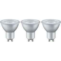 PAULMANN PLM 28581 - Proyector led GU10, 4 W, 230 lm, 2700 K, paquete de 3