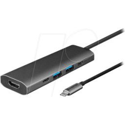 CHIEFTEC CFT DSC-502 - Concentrador USB 3.0 de 5 puertos, USB-C a 1 USB C, 2 USB a, 1 H