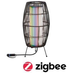 PAULMANN PLM 94754 - Cesta de la lámpara de pie Plug & Shine, 3,2 W, RGBW, IP4