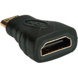 VALUE 12993152 - Adaptador HDMI, toma HDMI a conector HDMI Mini