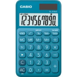 CASIO SL310UC-BU - Calculadora CASIO, solar, azul