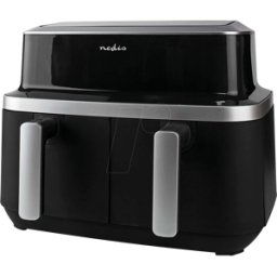 NEDIS N KAAF320BK - Freidora de aire caliente, 2x 4,2 l