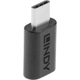 LINDY 41893 - Adaptador USB 3.2 C macho > conector hembra C.