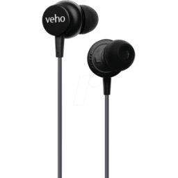 VEHO VEP103Z3G - Auriculares/auriculares, con micrófono, cable, gris