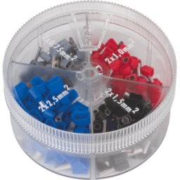 KNIPEX KN 97 99 908 - Surtido de virolas de cables, Twin, 0,75 - 2,5 mm²