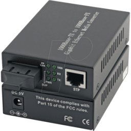 LANTECH EL026V2 - Conversor de medios, Gigabit Ethernet, SC, modo único