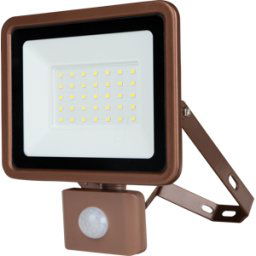 REV RITTER REV 2707616040 - Proyector LED, 30 W, 2550 lm, 6500 K, IP44, Sensor, bronce