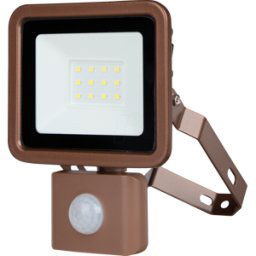 REV RITTER REV 2707614040 - Proyector LED, 10 W, 800 lm, 6500 K, IP44, Sensor, bronce