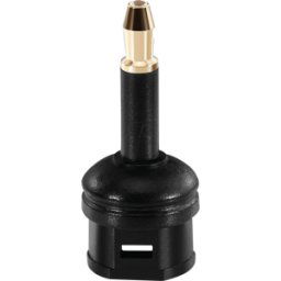 HDSUPPLY HDS LP-AA030 - Conector óptico de 3,5 mm a conector hembra Toslink