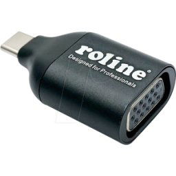 ROLINE 12033228 - Adaptador USB-C > VGA St./Bu., 1080p 60Hz