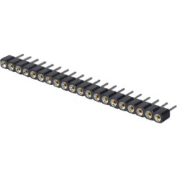 FREI SPL 20 - Regleta de conectores hembra, 20 polos, 1 fila, RM 2,54, recto