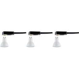 PAULMANN PLM 28786 - 3 GU10 led Set para anillos de montaje en el techo, Easy-DIM