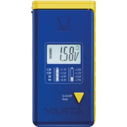 VARTA VAR BATTERY TEST - Comprobador de pilas redondas y de botón, digital