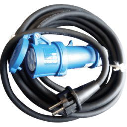 WEINGÄRTNER CEE-ADAPTER 3-K5 - Conector con puesta a tierra a acoplamiento CEE 230 V/16 A