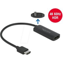 DELOCK 63206 - Adaptador HDMI, conector mecho HDMI a conector DP